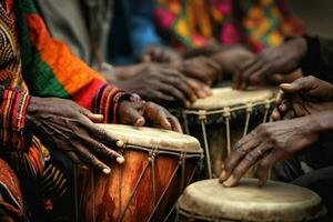 el diversidad y riqueza de africano musical tradi foto