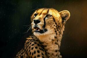 The power and grace of an African cheetah photo