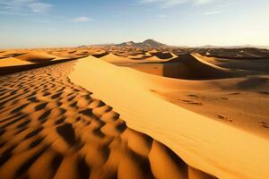 el vasto extensión de el Sáhara Desierto foto