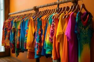 The vibrancy of vibrant summer clothing photo