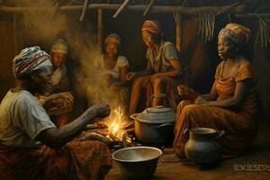 The warmth and hospitality of African people photo