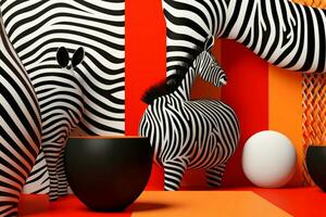 Use of bold graphic patterns for visual appeal photo