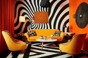 Use of bold graphic patterns for visual appeal photo