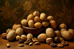 A Walnuts background photo