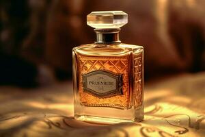 a bottle of perfume with the word perfume on it photo