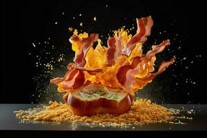 a fast shutter speed food photography create a dyna photo