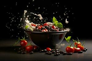 a fast shutter speed food photography create a dyna photo