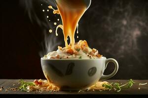 a fast shutter speed food photography create a dyna photo