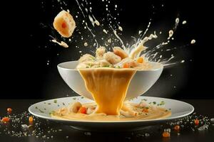 a fast shutter speed food photography create a dyna photo