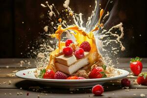 a fast shutter speed food photography create a dyna photo