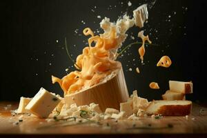 a fast shutter speed food photography create a dyna photo