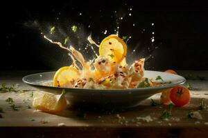 a fast shutter speed food photography create a dyna photo