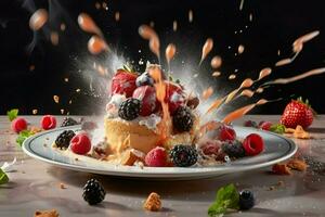 a fast shutter speed food photography create a dyna photo