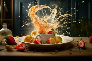 a fast shutter speed food photography create a dyna photo