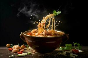 a fast shutter speed food photography create a dyna photo