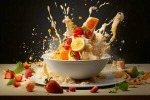 a fast shutter speed food photography create a dyna photo