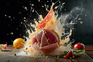 a fast shutter speed food photography create a dyna photo