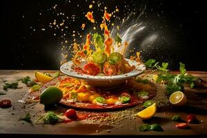 a fast shutter speed food photography create a dyna photo