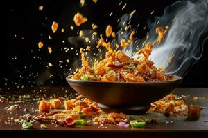 a fast shutter speed food photography create a dyna photo