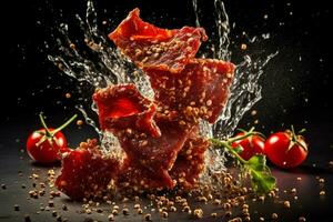 a fast shutter speed food photography create a dyna photo