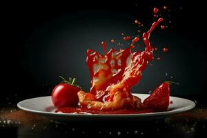 a fast shutter speed food photography create a dyna photo