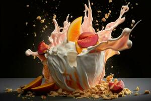 a fast shutter speed food photography create a dyna photo