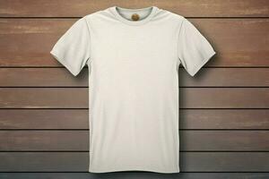 a plain tshirt mockup for designing and printing photo