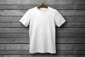 a plain tshirt mockup for designing and printing photo