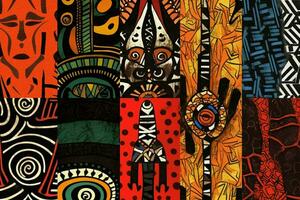 africano patrones imagen hd foto