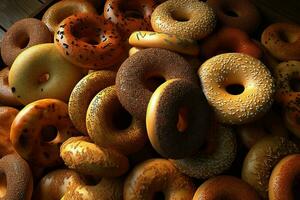 bagels image hd photo