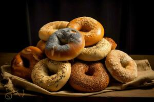 bagels image hd photo