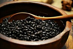 negro frijoles imagen hd foto