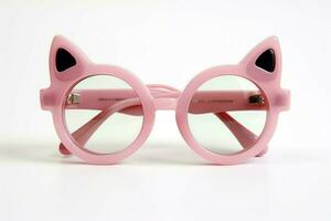 cat cute stylish glasses photo