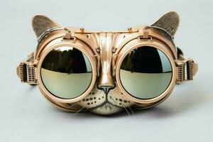 cat stylish sunglasses photo