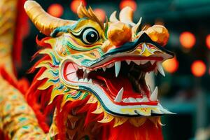 chinese new year dragon photo