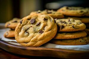 chocolate chip cookies photo