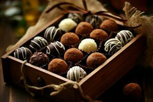 chocolate truffles image hd photo