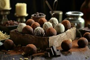 chocolate truffles image hd photo