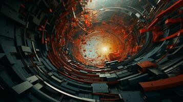 A visually appealing composition showcasing a textured abstract background with chaotic and intricate details, background image, generative AI photo