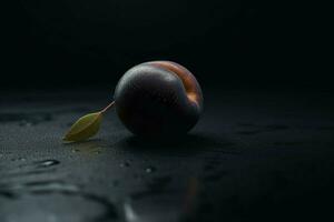 close - up dark minimalist background realistic an photo