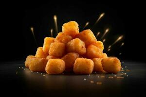 close - up dark minimalist background realistic an photo
