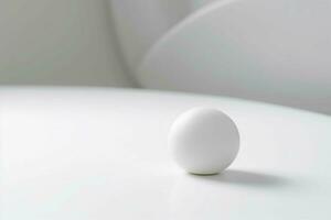 close - up white minimalist background realistic a photo