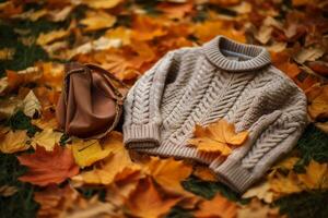 clothes sweaters woolen autumn photo