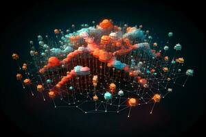 cloud networks concept photo