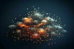 cloud networks concept photo