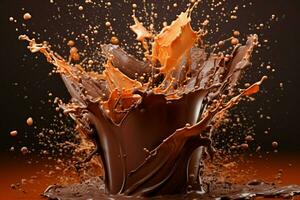 cocoa chocolate splash photo