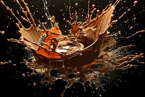 cocoa chocolate splash photo