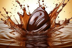 cocoa chocolate splash liquid photo