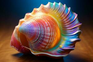 colorful seashell image hd photo