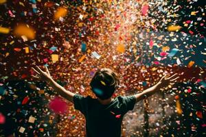 confetti image hd photo